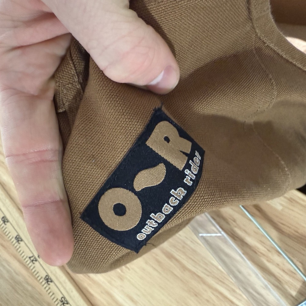 Outback Rider Double Knee Overalls Vintage Canvas Thick Cargo Utility Mens 2XL - Picture 9 of 9